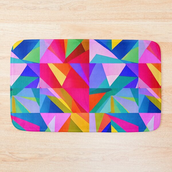 Item preview, Abstract Shapes Bright Colors Pattern designed and sold by FlakeyBiscuit3.