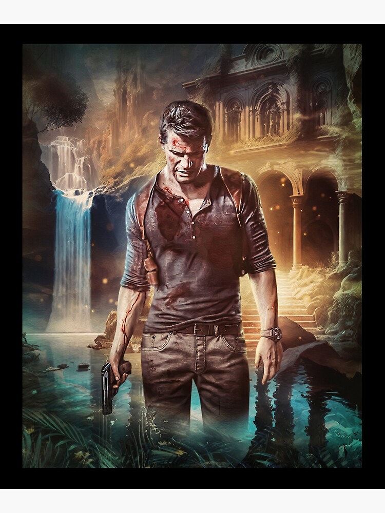 Uncharted 4 Nathan Drake Art Board Print for Sale by MarinaLexaArt