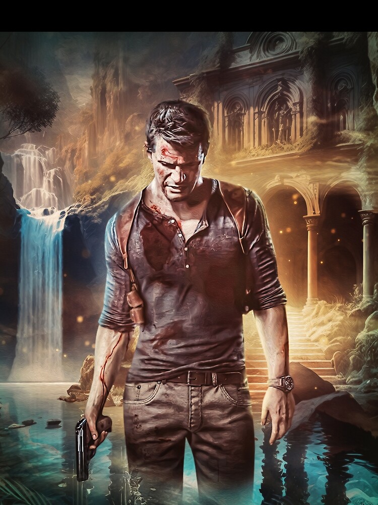 Uncharted 4 Nathan Drake Graphic T-Shirt for Sale by