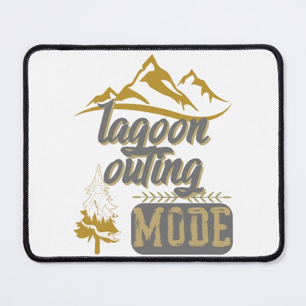 Item preview, lagoon outing mode, forest river sun inside tree pine designed and sold by movie-popcorn.