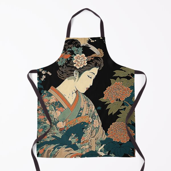 Artikelvorschau, Ukiyoe Blooms: Ein traditioneller japanischer Holzschnitt mit Blumen im Ukiyoe-Stil. entworfen und verkauft von BotTastic.
