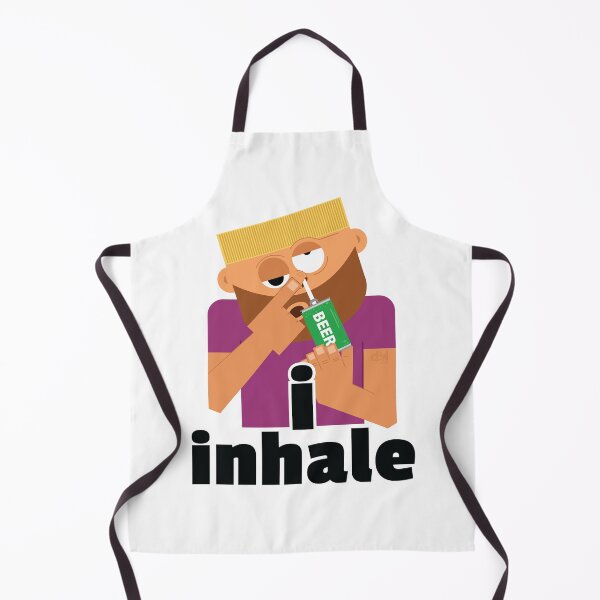 Item preview, I Inhale Meme Beer Joke I Sniff It Smell it Snort It Getting High Beeraholic LOL designed and sold by doseofwin.