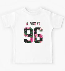 Alissa Violet - bunte Blumen Kinder T-Shirt