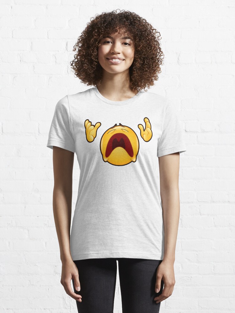 Emoji Disappearing Funny Meme Sad Screaming Angry Face | Greeting Card