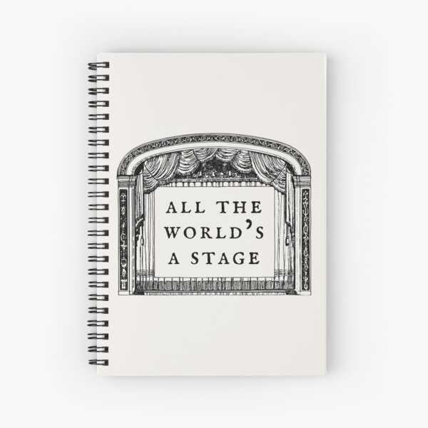 Item preview,  Shakespeare Quote - All the world’s a stage - As You Like It designed and sold by violet-hope.