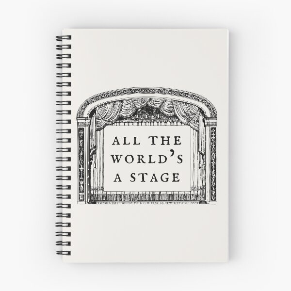 Item preview,  Shakespeare Quote - All the world’s a stage - As You Like It designed and sold by violet-hope.