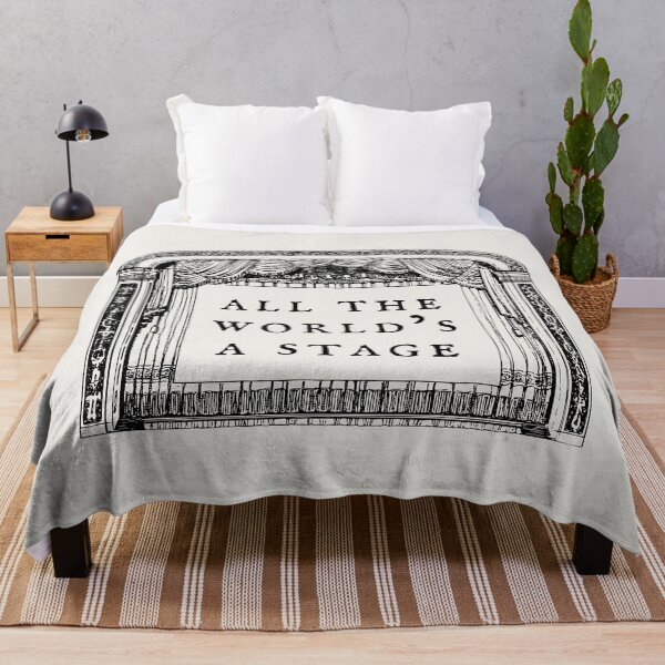 Item preview,  Shakespeare Quote - All the world’s a stage - As You Like It designed and sold by violet-hope.