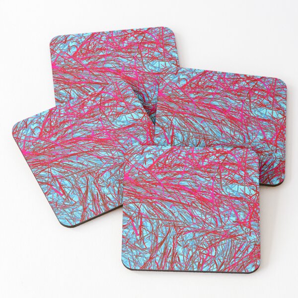 Item preview, RED AND BLUE FIBRE designed and sold by YofiArt.