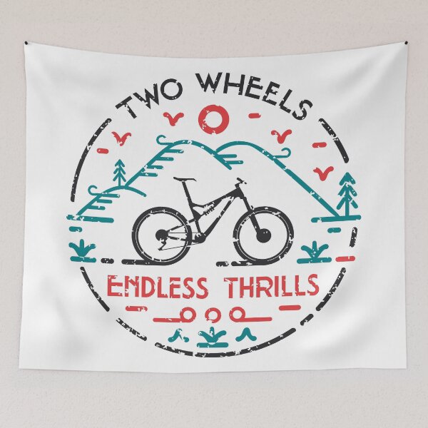 Item preview, Two Wheels Endless Thrills MTB designed and sold by Ellisano.