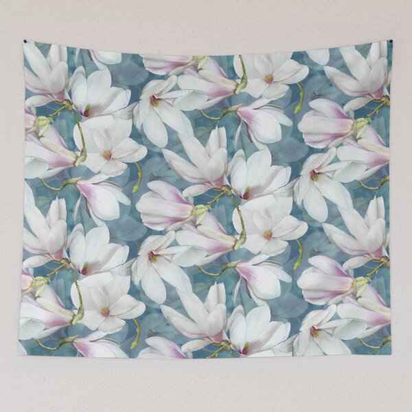 Item preview, Magnolia Seamless Repeated Pattern Design  designed and sold by Tina Veenstra.