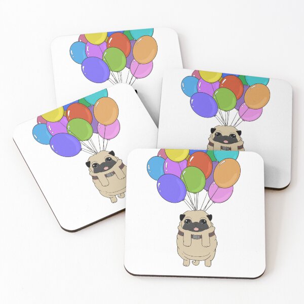 Item preview, Pug in the Sky (no bg) designed and sold by GraphicBubbleMA.