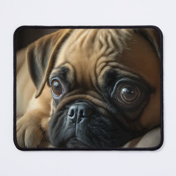 Item preview, Cute Puppy Pug On The Sofa designed and sold by Mitch-Angelo.