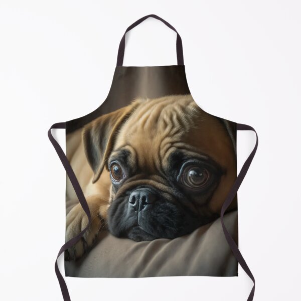 Item preview, Cute Puppy Pug On The Sofa designed and sold by Mitch-Angelo.
