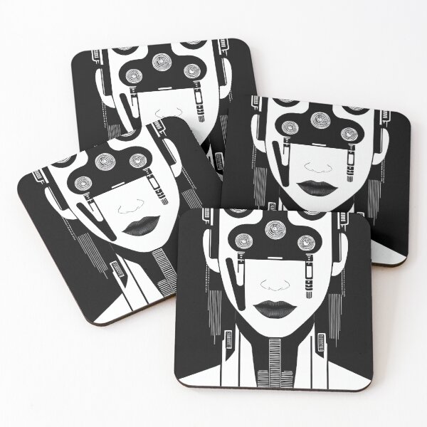 Item preview, Pi android portrait designed and sold by Kamiri.