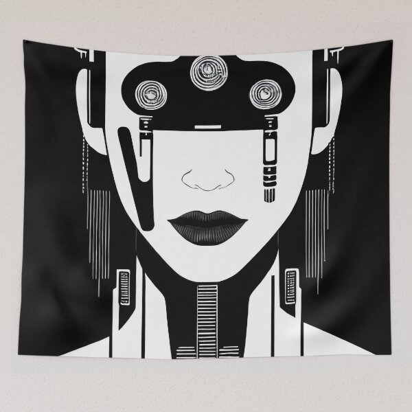 Item preview, Pi android portrait designed and sold by Kamiri.