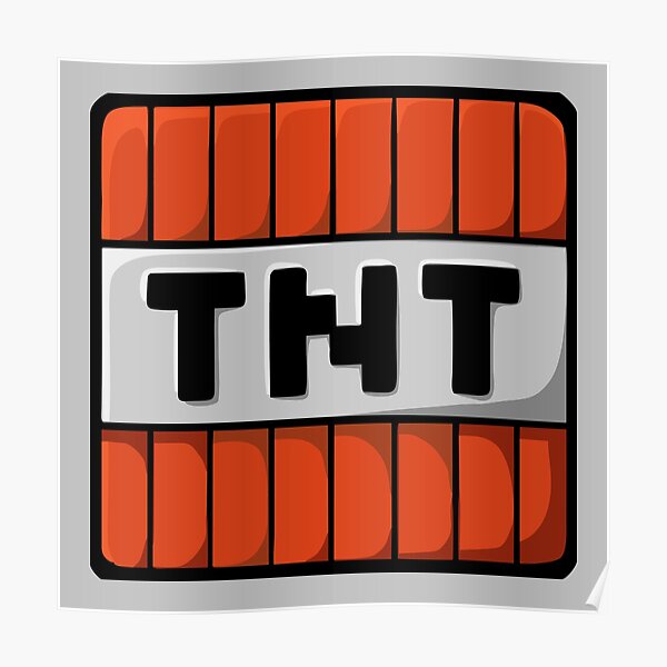 Tnt Minecraft Posters | Redbubble