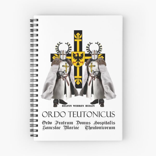 Item preview, Sign of the German Order with 2 knights and Latin order names designed and sold by MDMDO.