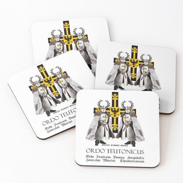 Item preview, Sign of the German Order with 2 knights and Latin order names designed and sold by MDMDO.