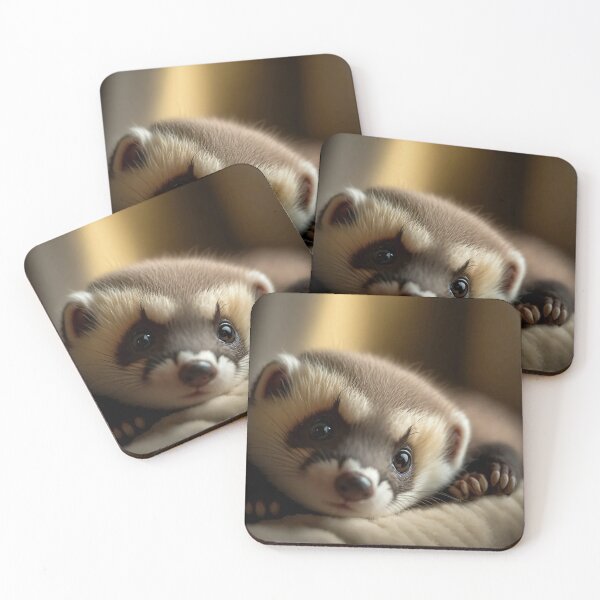 Item preview, Cute Little Ferret On The Sofa designed and sold by Mitch-Angelo.