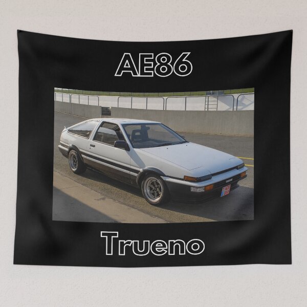 Item preview, Toyota Corolla GT AE86 Trueno - Black and White Design designed and sold by Trevor1984.