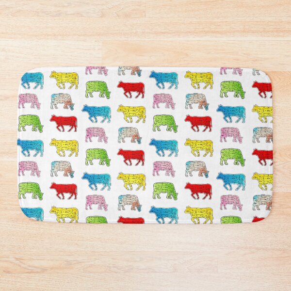 Item preview, Funny Cowculate sticker pack Can you even calculate? Funny colorful cow puns  designed and sold by FarmsteadAcers.