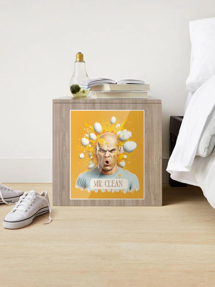 Cleaning Mr. Clean Sticker for Sale by AntonininEpics