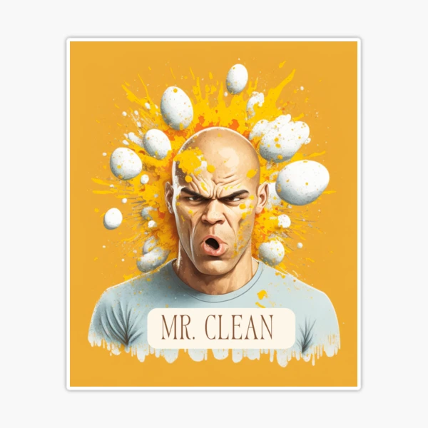 Mr Clean Stickers sold by DaviDuncan, SKU 40753760