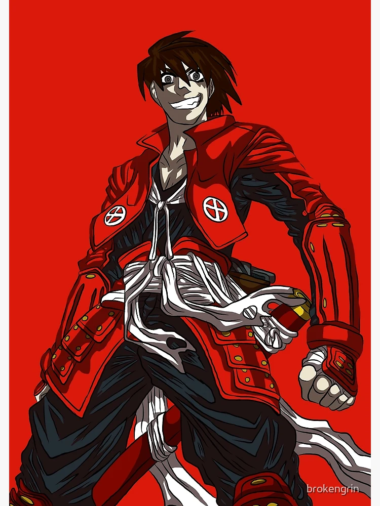 Shimazu Toyohisa Drifters Artwork For Otaku Sticker for Sale by  willybatlong