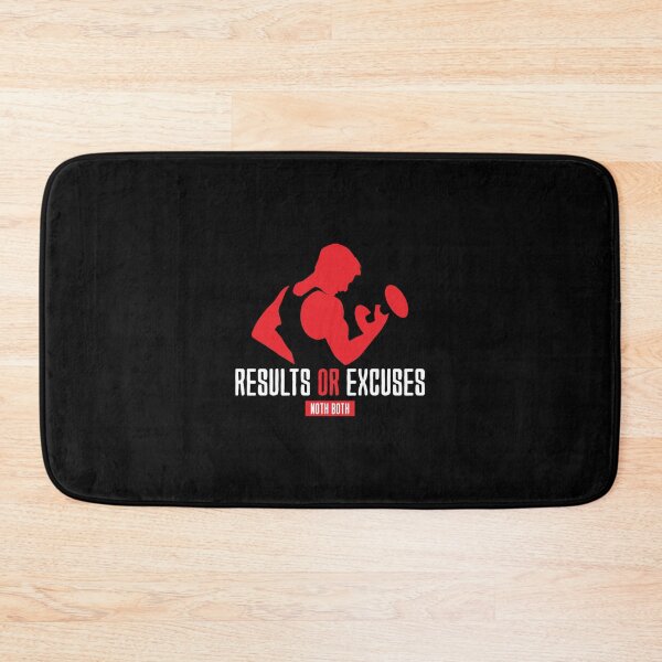 Item preview, Results Or Excuses, Hard Work And Gym designed and sold by medben.