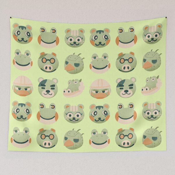 Item preview, Lime Green Villagers designed and sold by Ohmera.