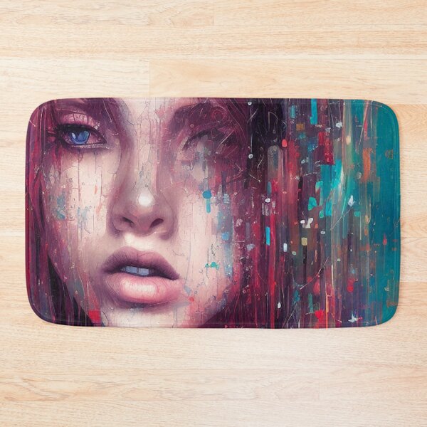 Item preview, Woman Paint Drop Digital Art designed and sold by ArtsyWishesShop.