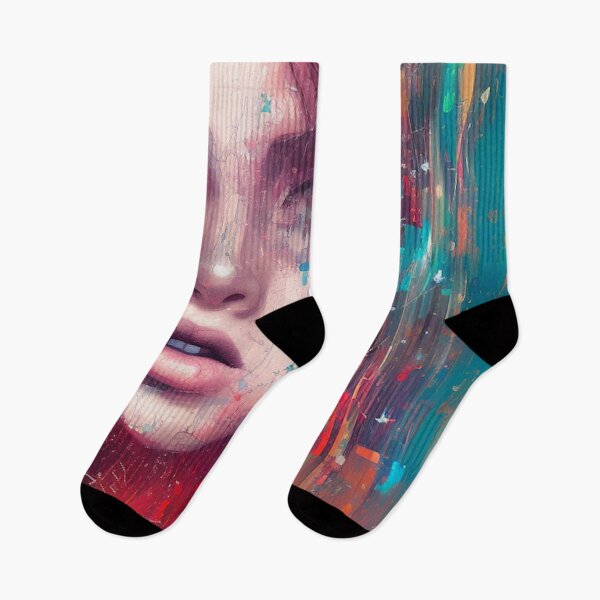 Item preview, Woman Paint Drop Digital Art designed and sold by ArtsyWishesShop.
