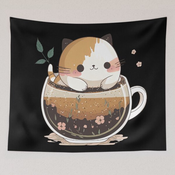 Item preview, Cute Anime Kawaii Cat designed and sold by Juliascutecornr.
