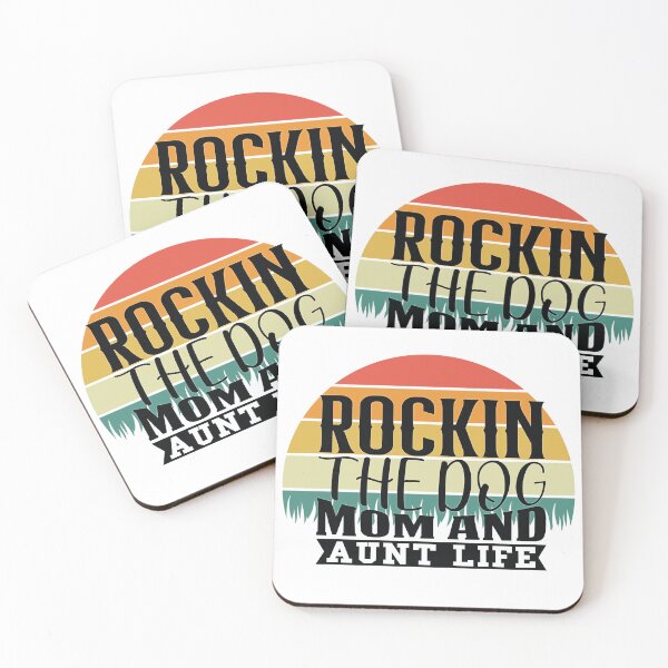 Item preview, Rockin The Dog Mom and Aunt Life designed and sold by PBJArt.