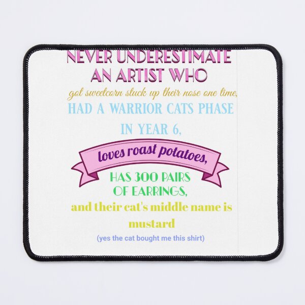 Item preview, Never Underestimate An Artist designed and sold by casserolestan.
