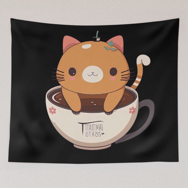 Item preview, Cute Anime Kawaii Cat designed and sold by Juliascutecornr.