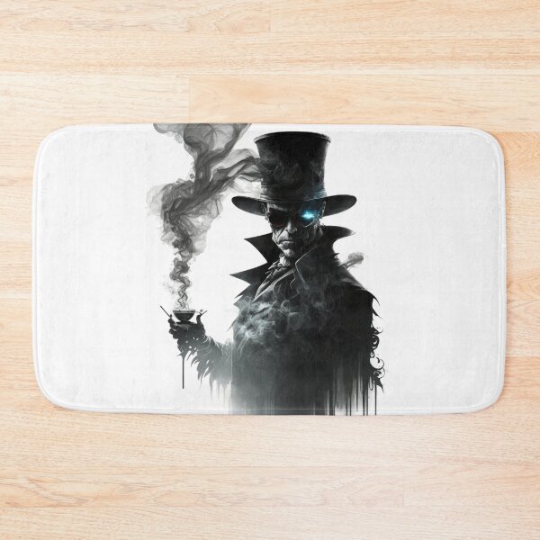 Item preview, Evil gothic horror figure of shadow and smoke wearing designed and sold by sammgdesign.