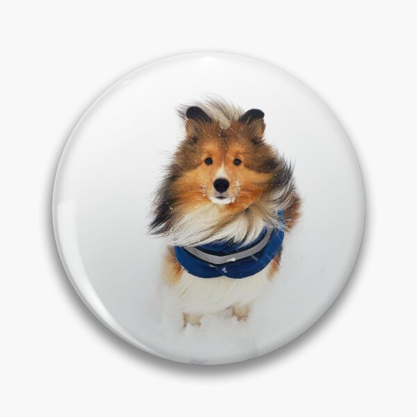 Item preview, Shetland Sheepdog in Snow designed and sold by kaitleenm.