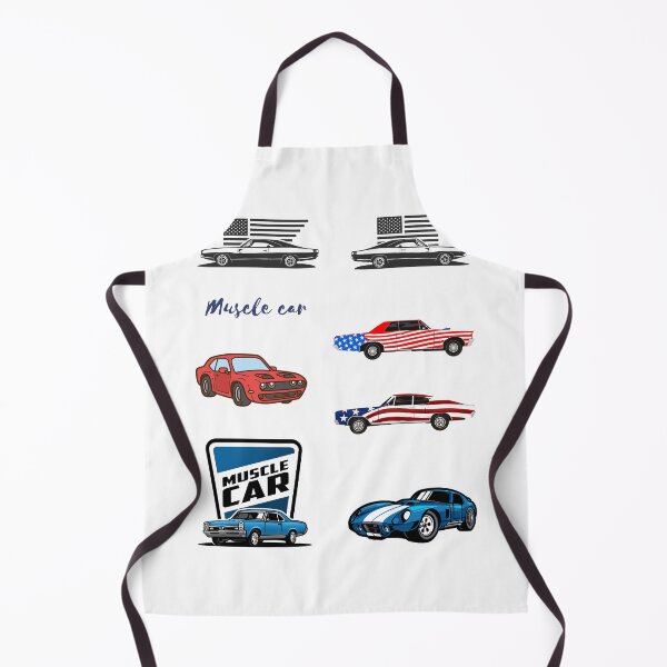 Item preview, Muscle Car US Flag American cars designed and sold by ZoesAttic.