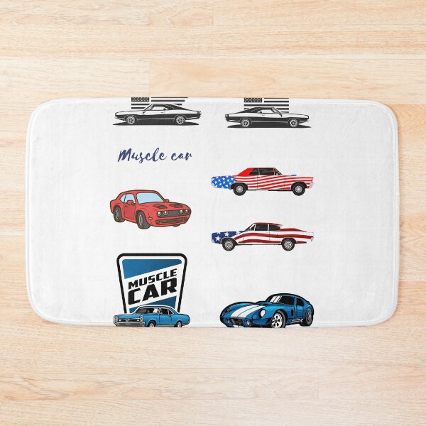 Item preview, Muscle Car US Flag American cars designed and sold by ZoesAttic.