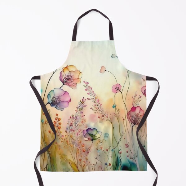 Item preview, Fantasy Abstract Alcohol Ink Painting, Magical Flower Meadow designed and sold by Orianah.