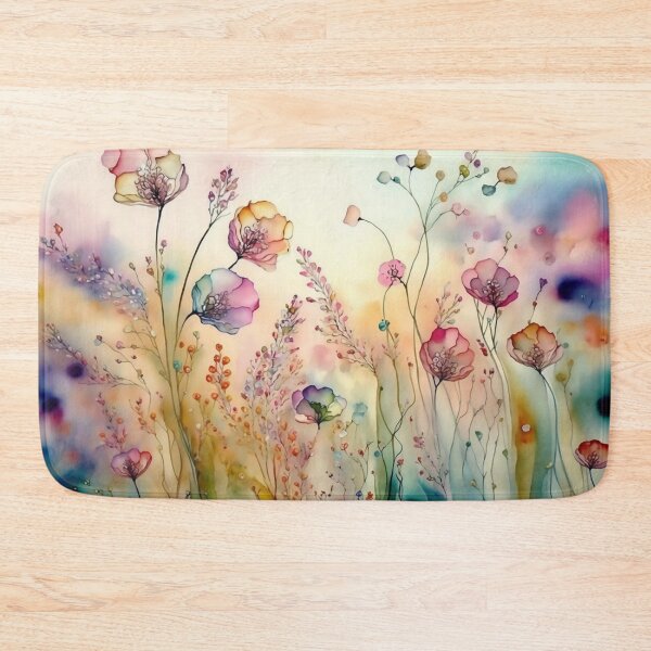Item preview, Fantasy Abstract Alcohol Ink Painting, Magical Flower Meadow designed and sold by Orianah.