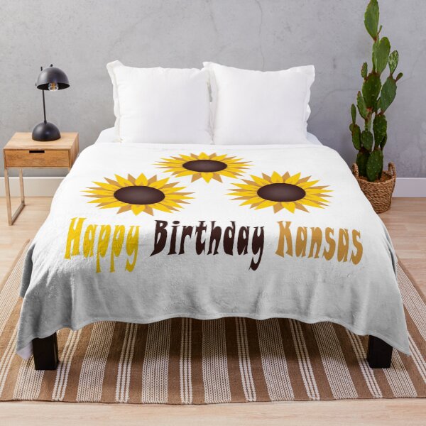 Artikelvorschau, Alles Gute zum Geburtstag Kansas entworfen und verkauft von Soudesign99.