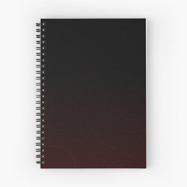 Artikelvorschau, Gradient Scroll - Tiefrot und Schwarz entworfen und verkauft von DaganEldr.