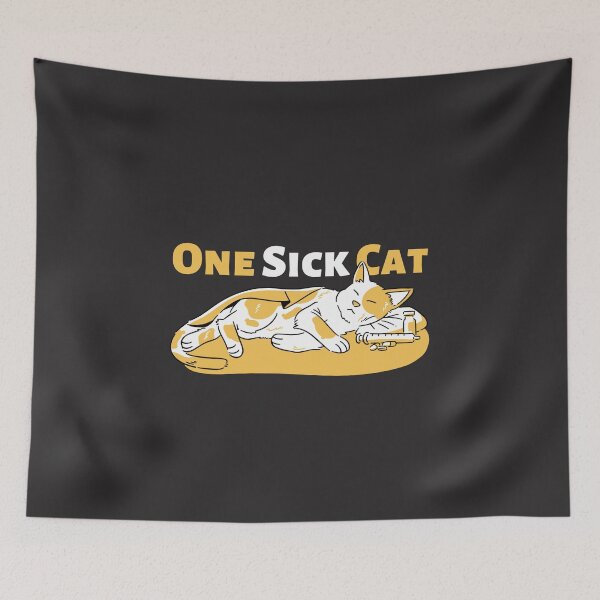Item preview, one sick cat designed and sold by FMA30.