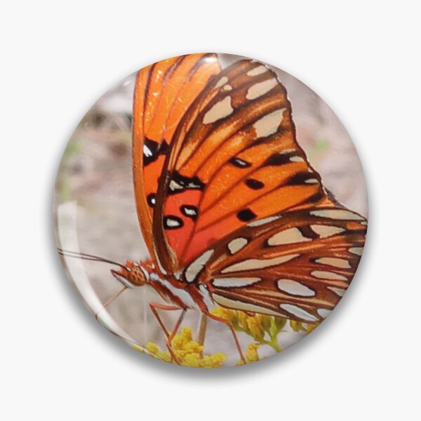 Item preview, Fritillary butterfly on goldenrod  designed and sold by Bmusicjr.