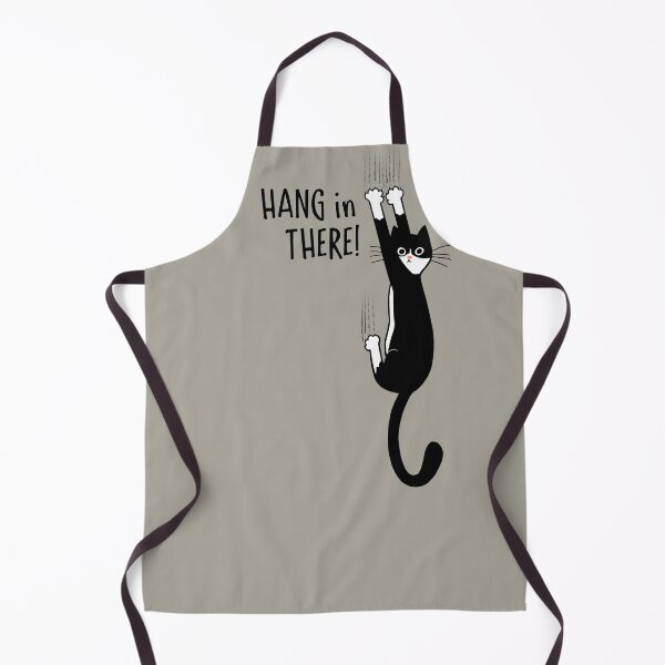 Item preview, Tuxedo Cat Hanging On Hang In There! Funny Cat Hanging On With Claws designed and sold by Jenn Inashvili.