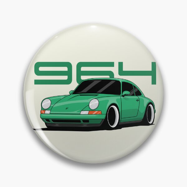 Item preview, Porsche 964 Illustration Green designed and sold by blackdogshop.