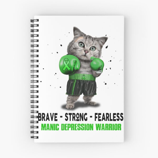 Item preview, Manic Depression Warrior - BRAVE STRONG FEARLESS designed and sold by Berriosly.