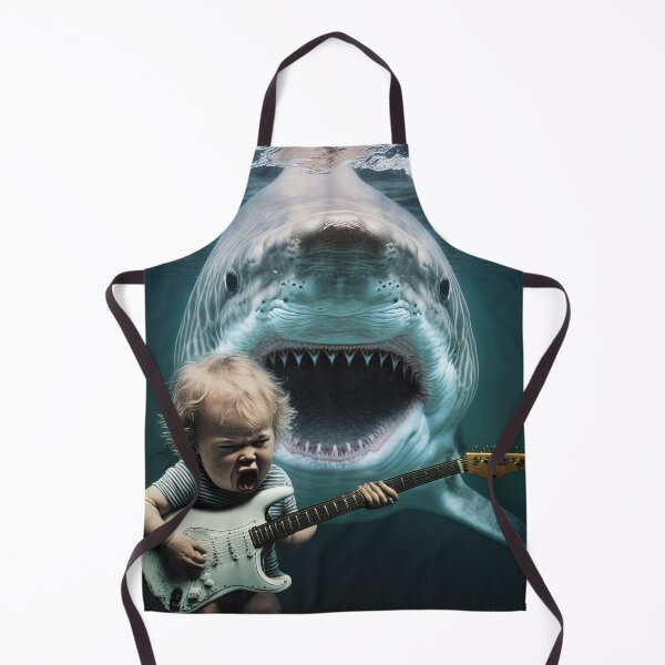 Item preview, Rock and roll baby and White shark designed and sold by Arthoughts.